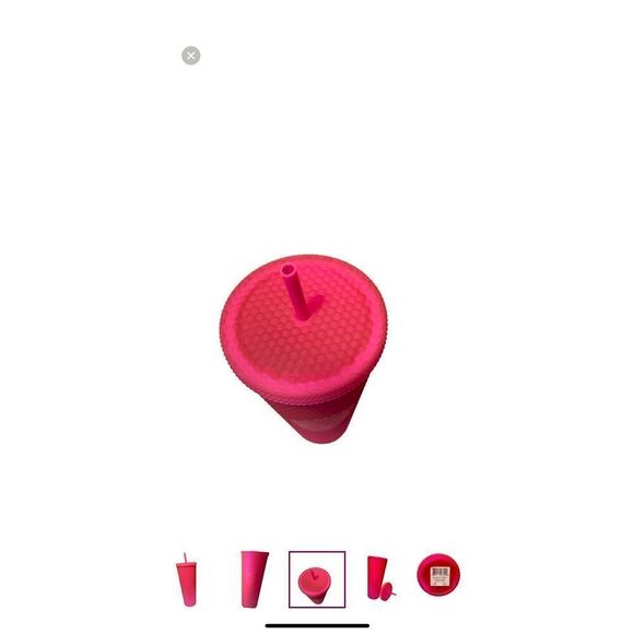 Starbucks 2023 Spring Hot Pink Jelly Tumbler NWT - Picture 4 of 6